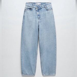 ZARA HIGH-RISE BAGGY JEANS Sz 6